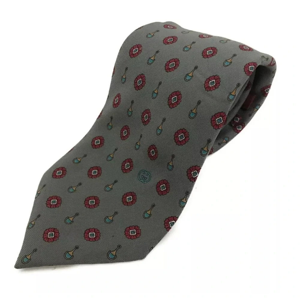 Authentic GUCCI Silk 100% Tie MultiColor